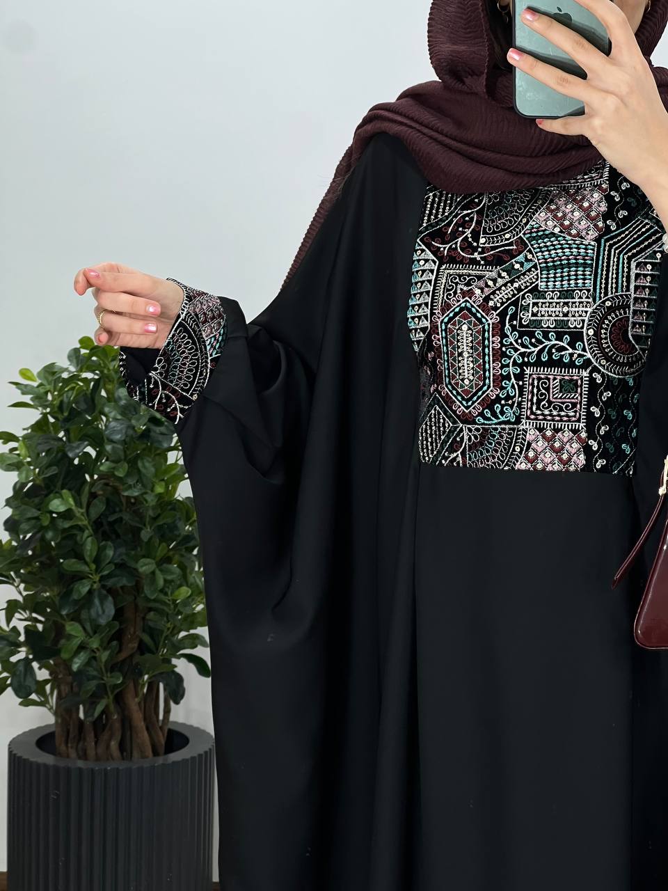 عبای بلند سوزندوزی حدیث