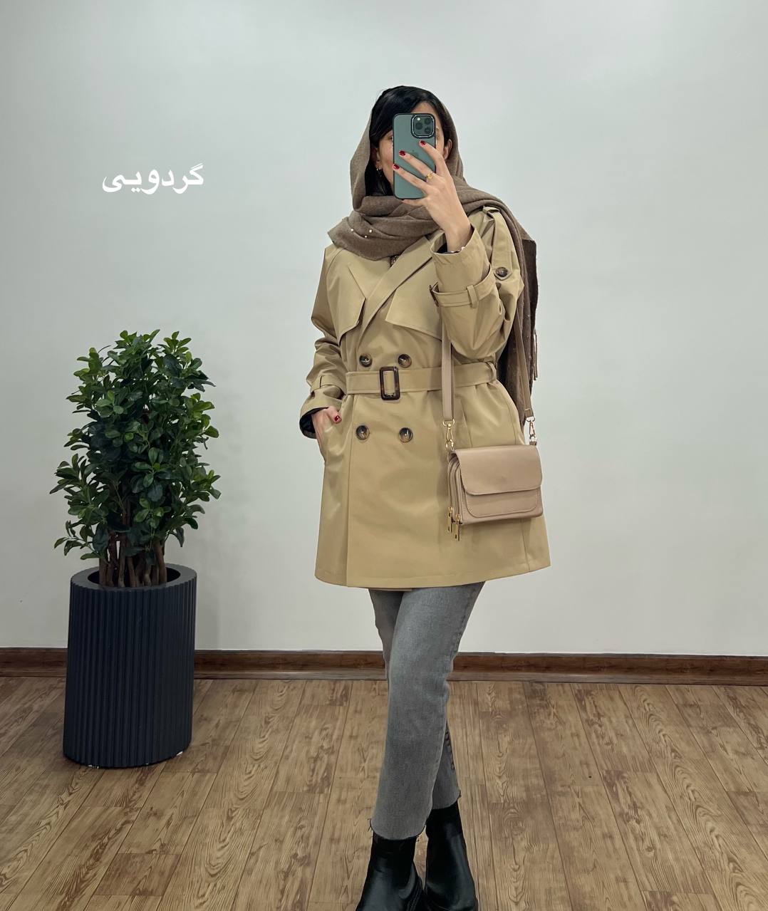 بارونی آستردار ضد آب رسپینا (با ارسال رایگان)