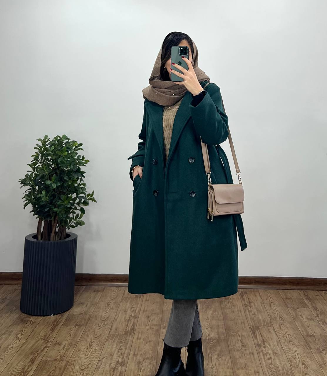 پالتو بلند آستردار شکوه
