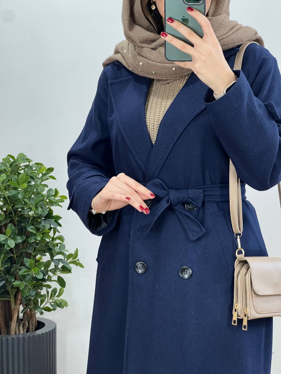 پالتو بلند آستردار شکوه