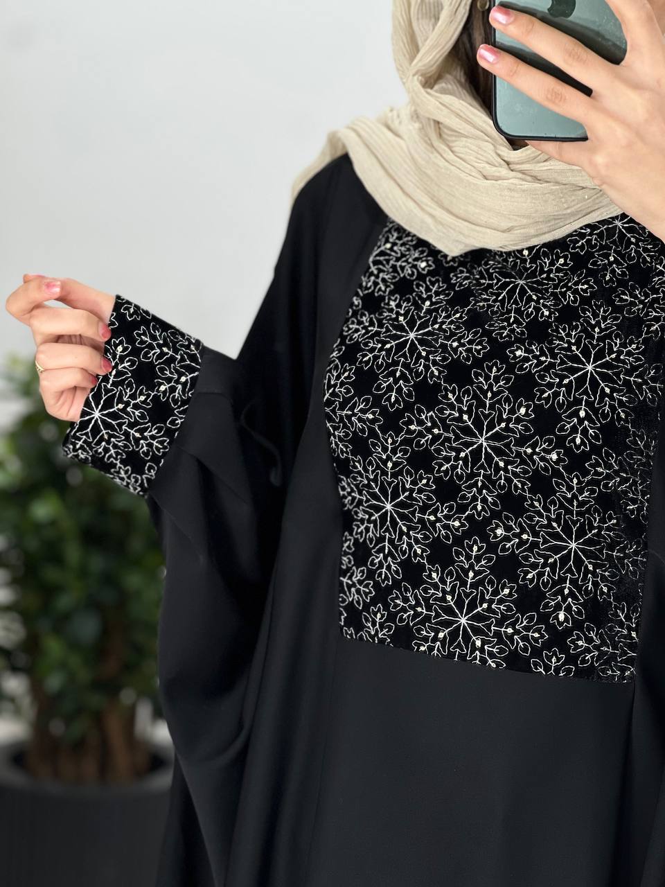 عبای بلند سوزندوزی حدیث 1