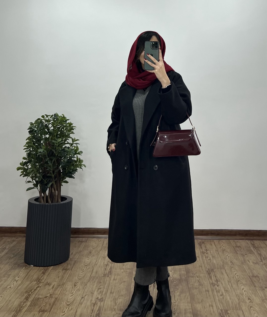 پالتو فوتر بلند آستردار دیلا 1