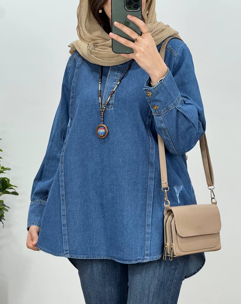 تونیک مانتویی جین لیور