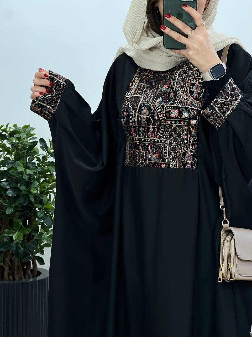 عبای بلند سوزندوزی حدیث 2