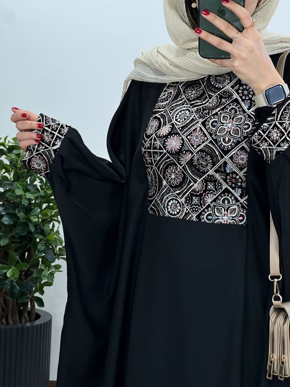 عبای بلند سوزندوزی حدیث 2