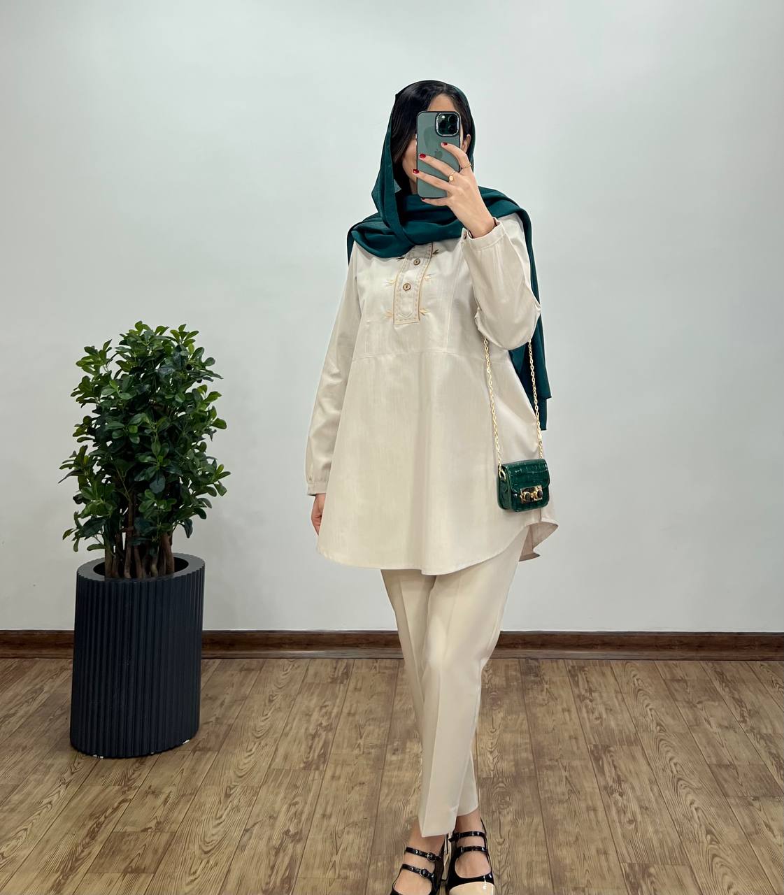 تونیک مانتویی گلدوزی فریناز 1