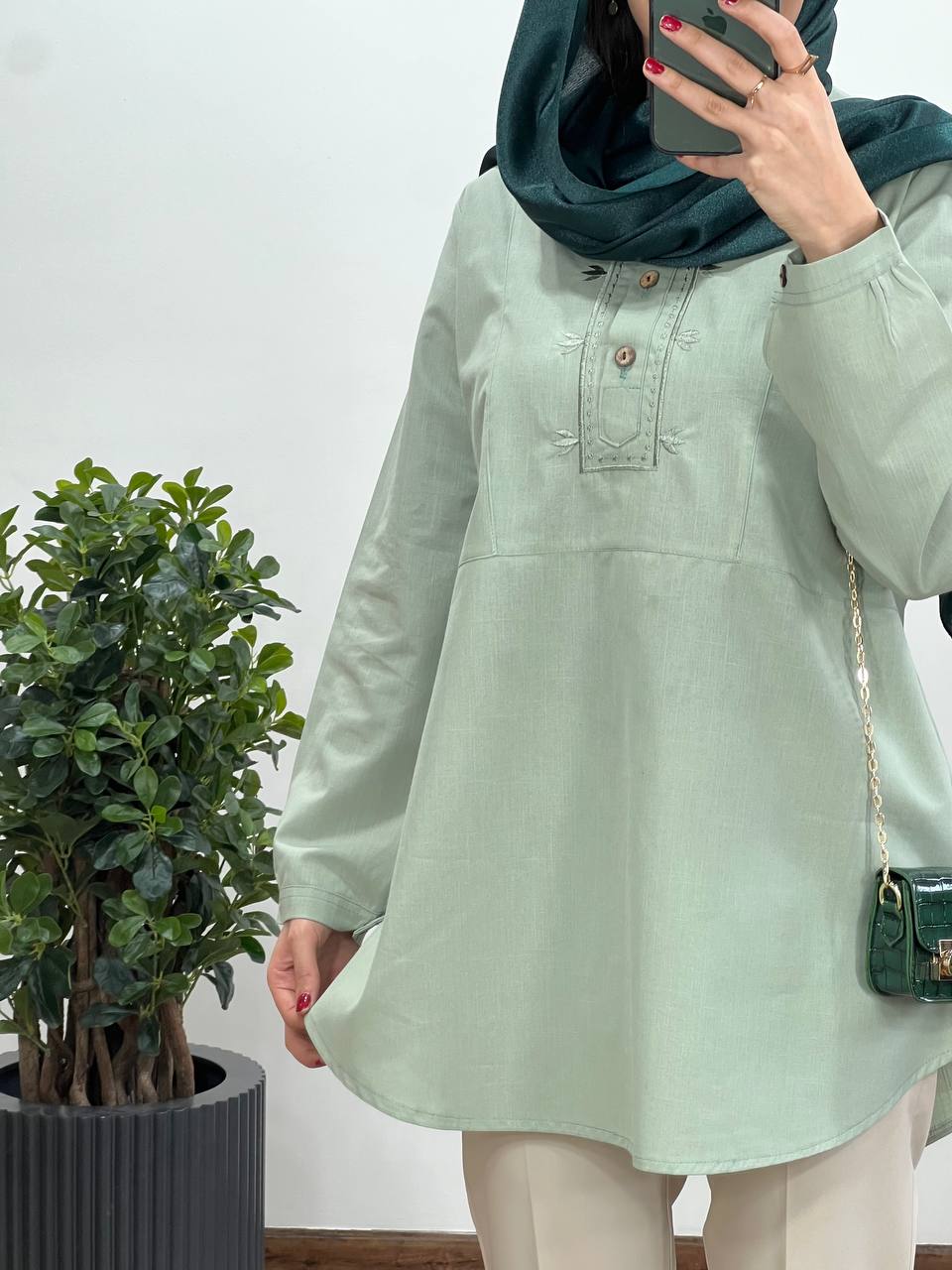 تونیک مانتویی گلدوزی فریناز 1