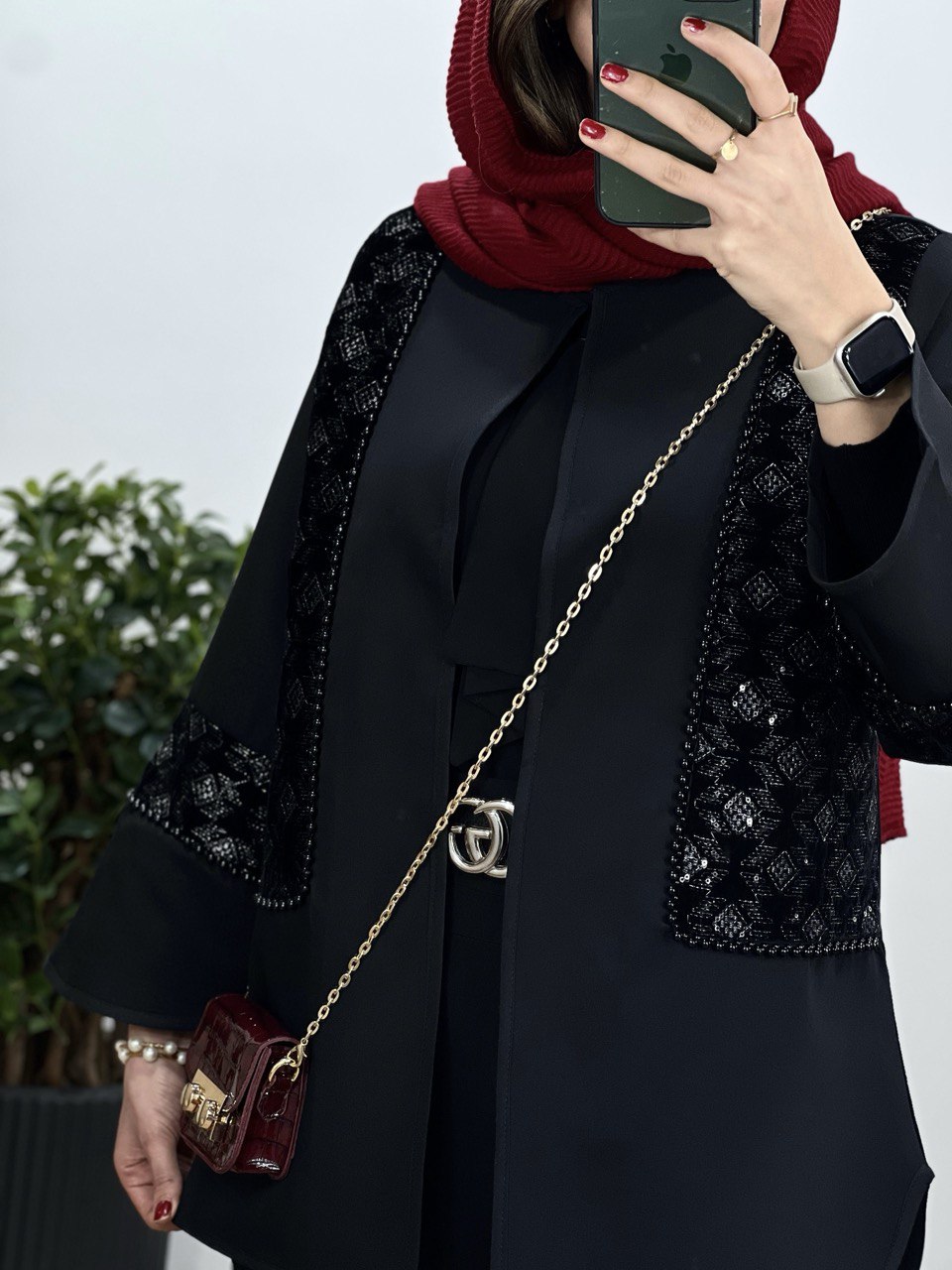 مانتو مجلسی مروارید