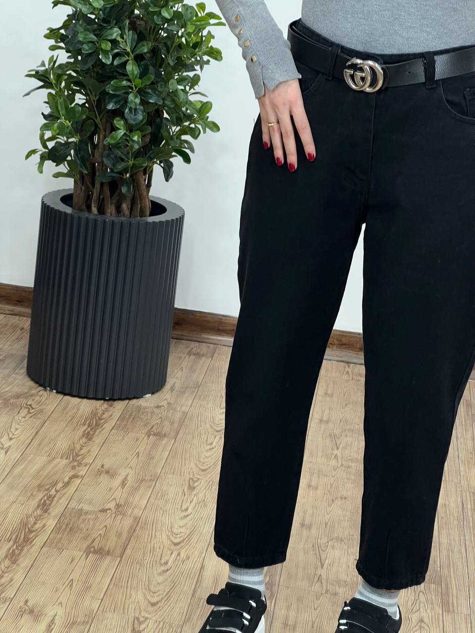 شلوار جین مام استایل 1