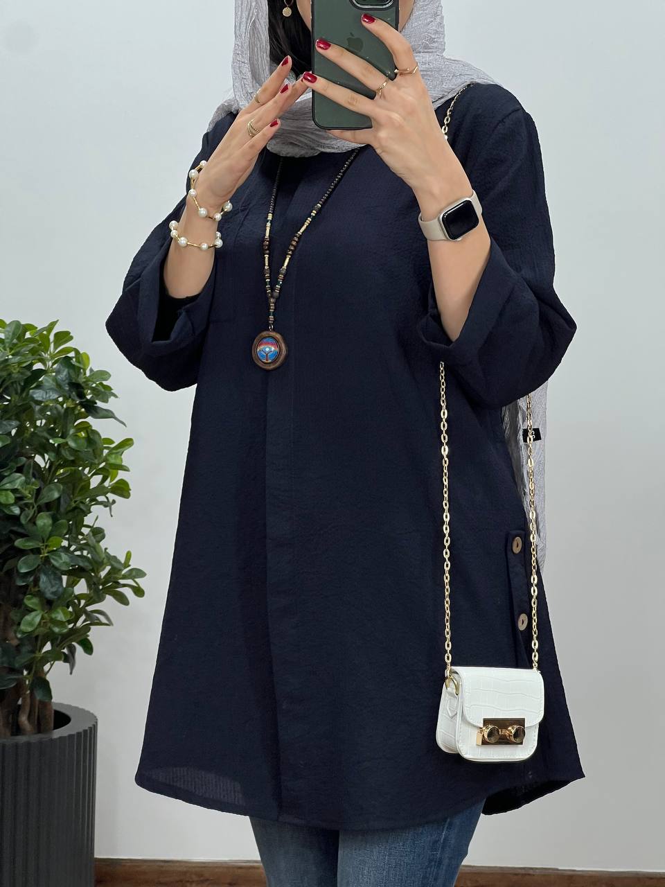 مانتو دکمه دار یکتا 9(ایراد دار)