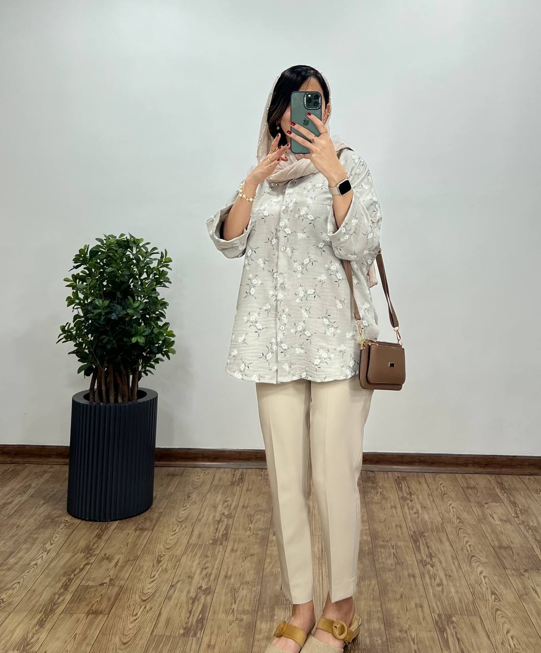 تونیک مانتویی لینن گلسا
