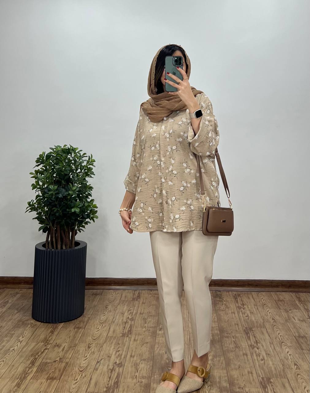 تونیک مانتویی لینن گلسا