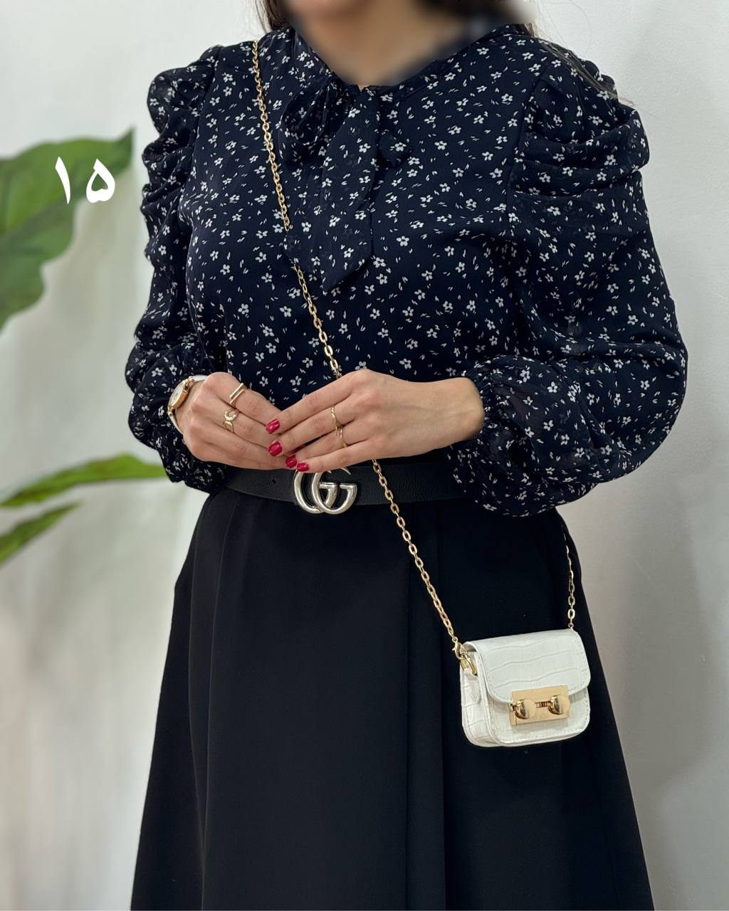 شومیز حریر مجلسی مهلا (کد 2160)