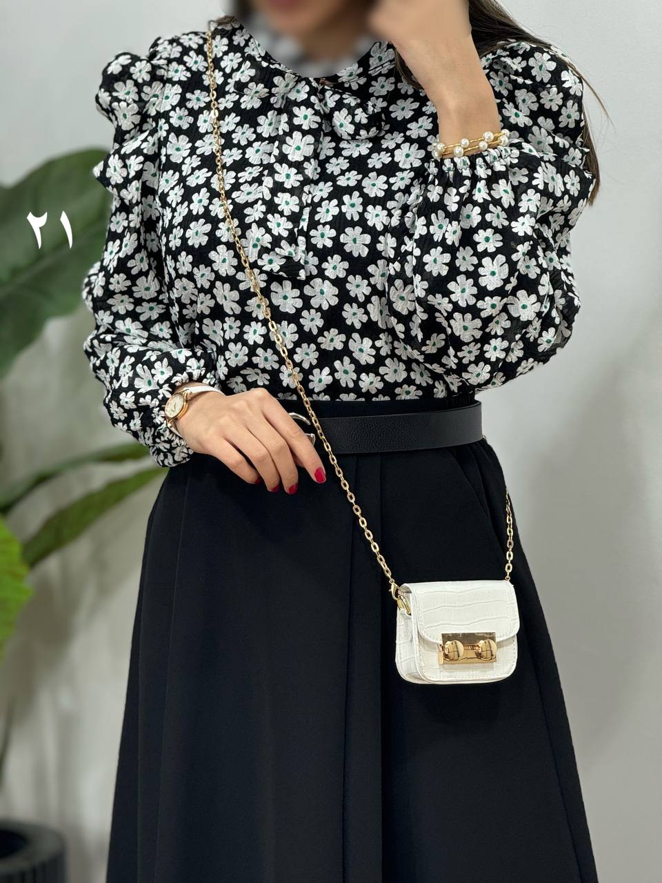 شومیز حریر مجلسی مهلا (کد 2160)