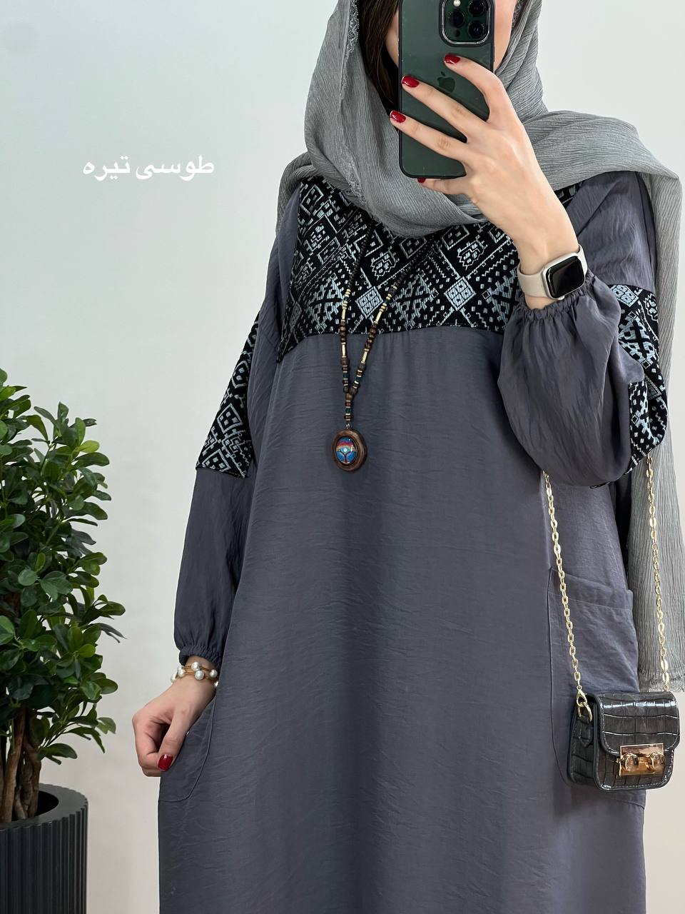 مانتو عبایی بلند چیترا