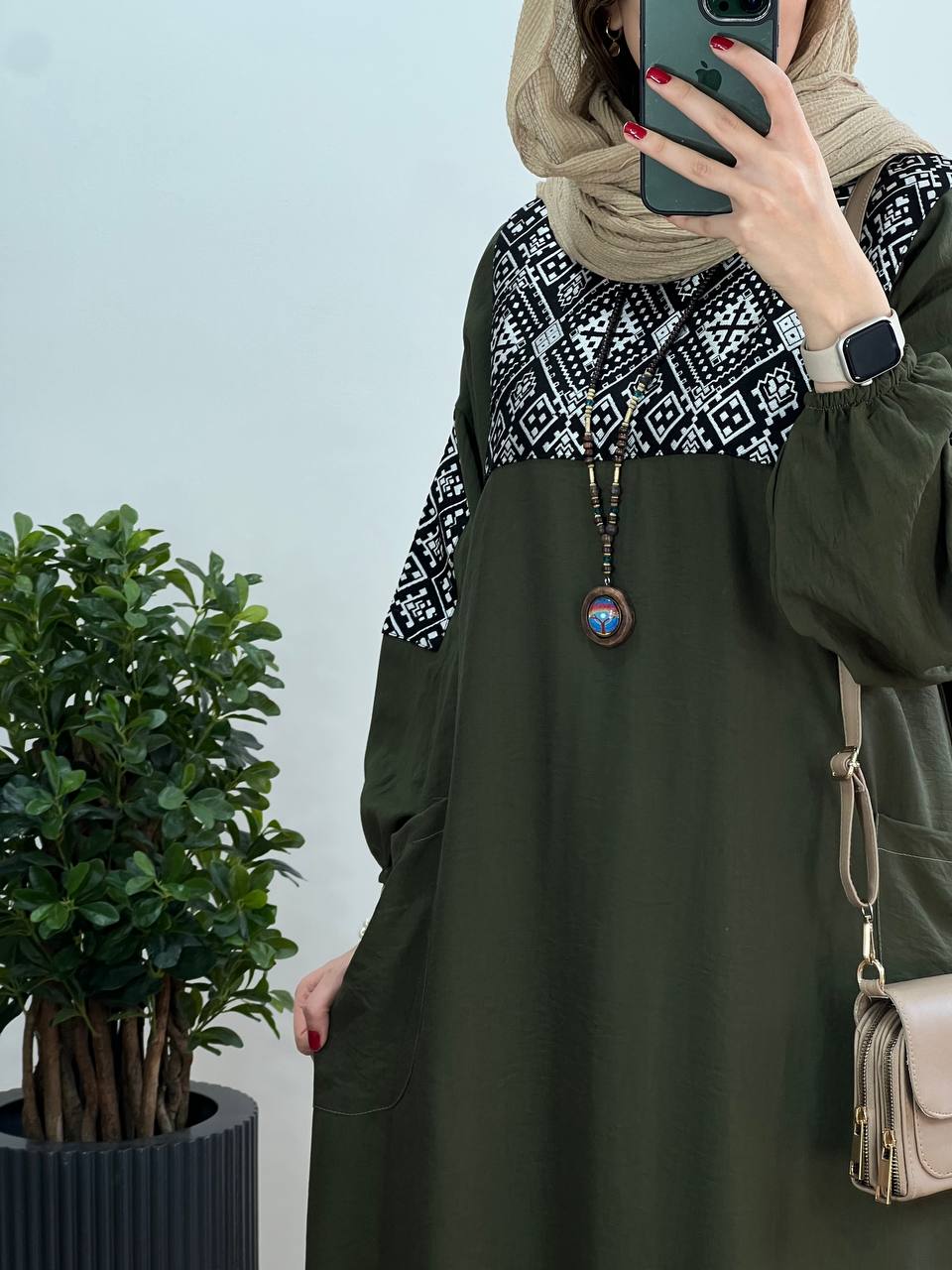 مانتو عبایی بلند چیترا 1