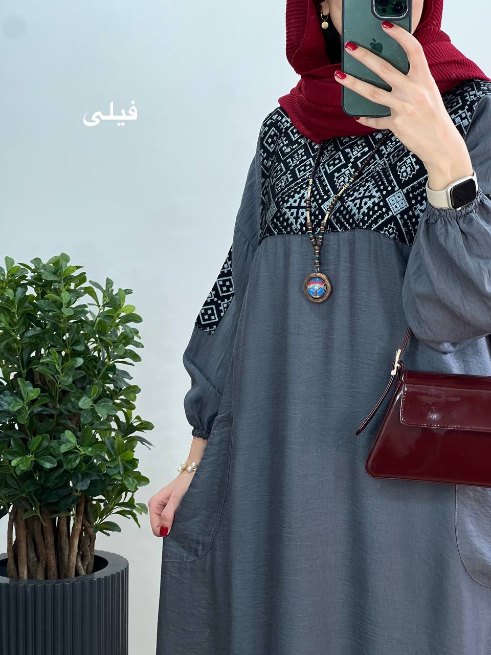 مانتو عبایی بلند چیترا 1