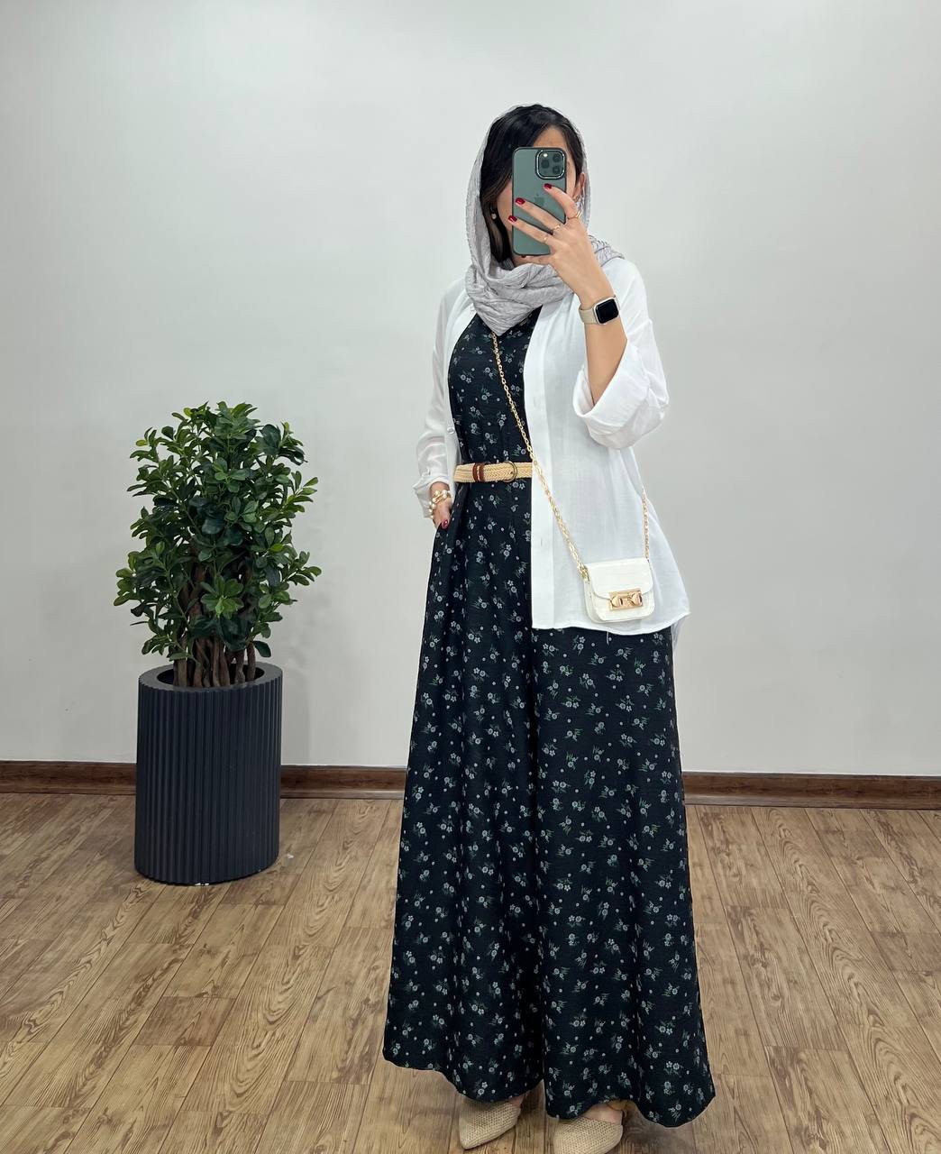 سرهمی شکوفه همراه با کمربند 3