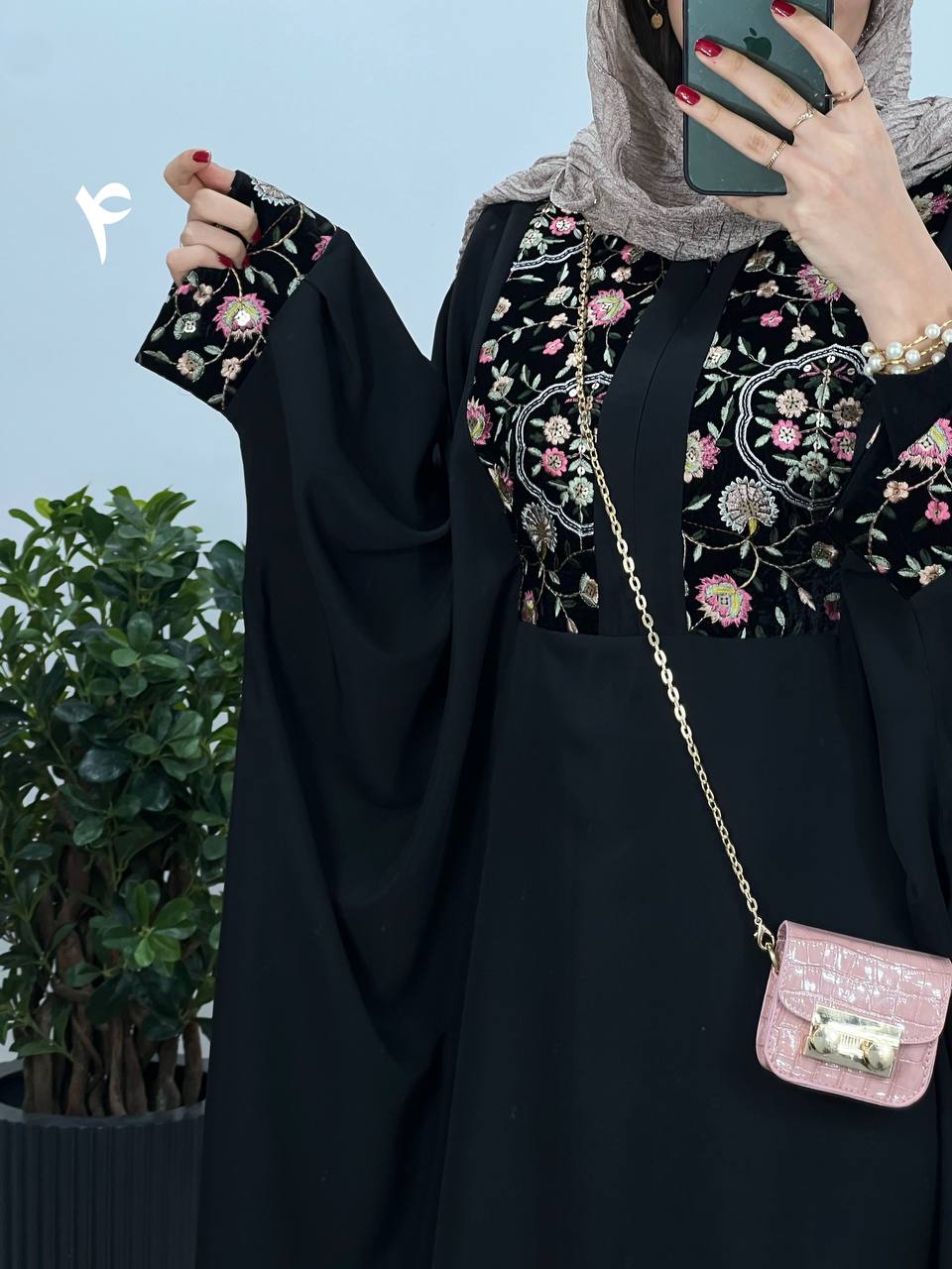 عبای بلند سوزندوزی اسرا 1