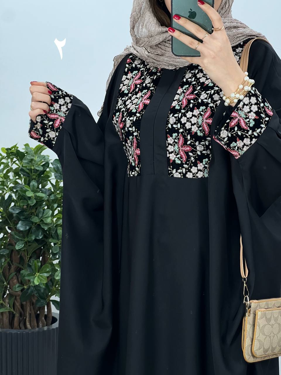 عبای بلند سوزندوزی اسرا 1