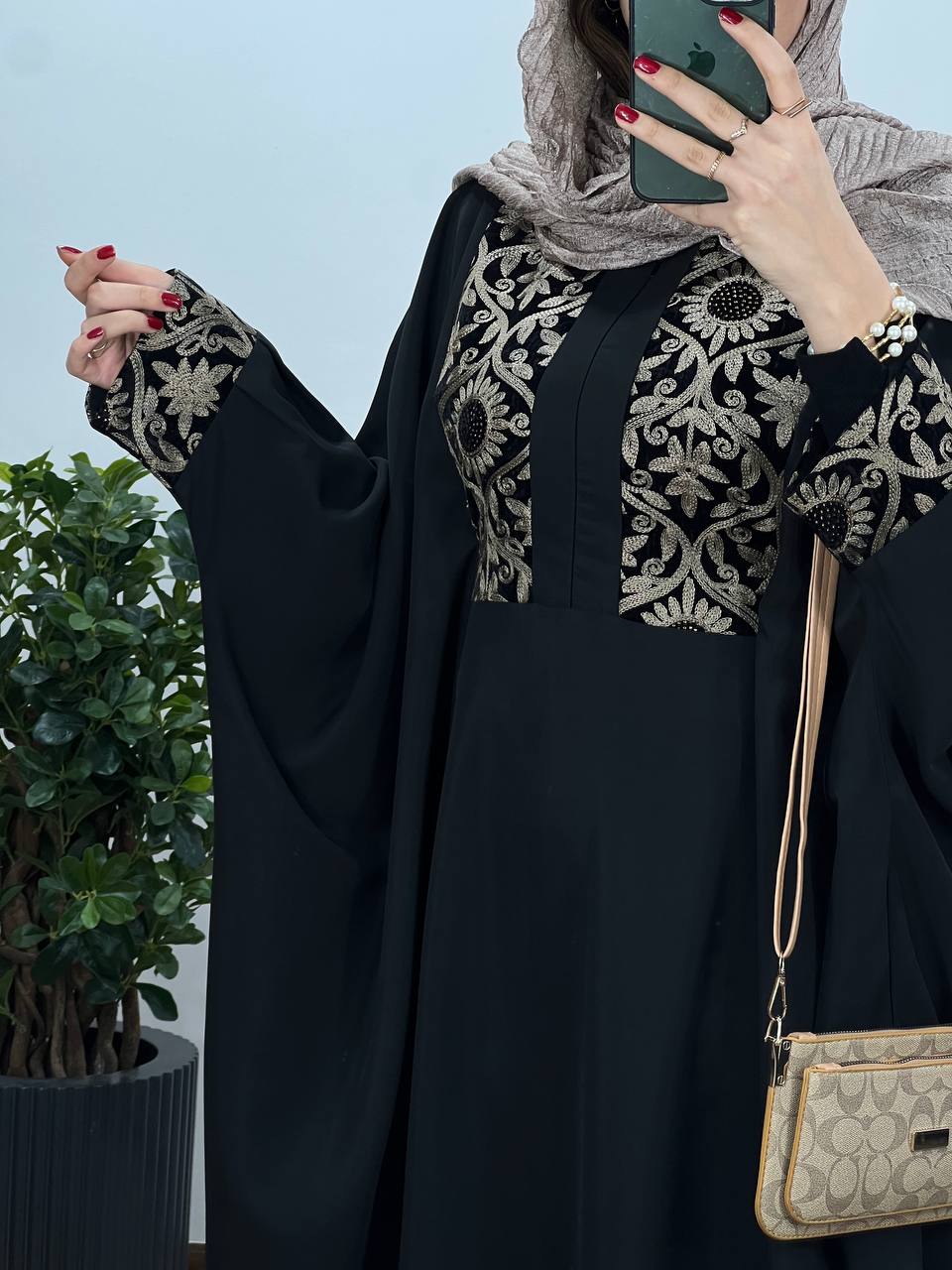 عبای بلند سوزندوزی اسرا 1