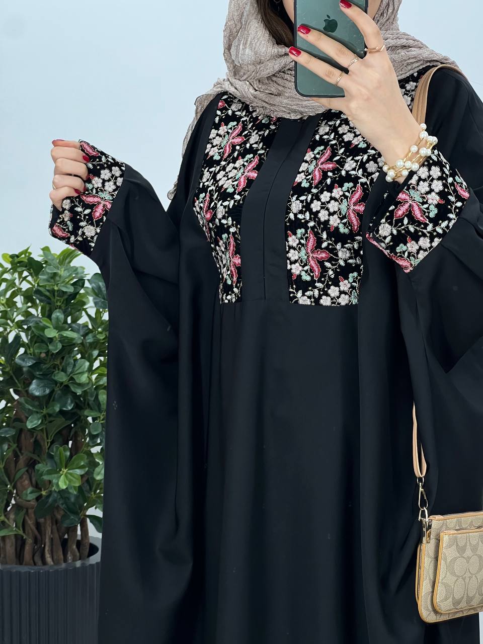 عبای بلند سوزندوزی اسرا 1