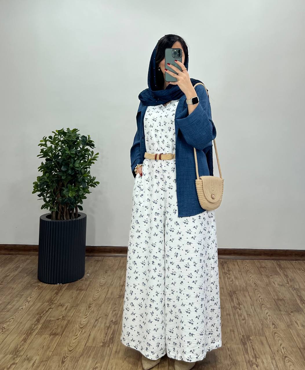 سرهمی شکوفه همراه با کمربند 3