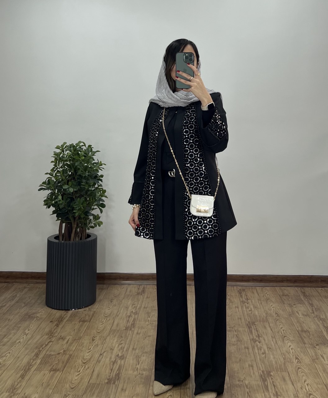 مانتو مجلسی سوزندوزی ژاوه