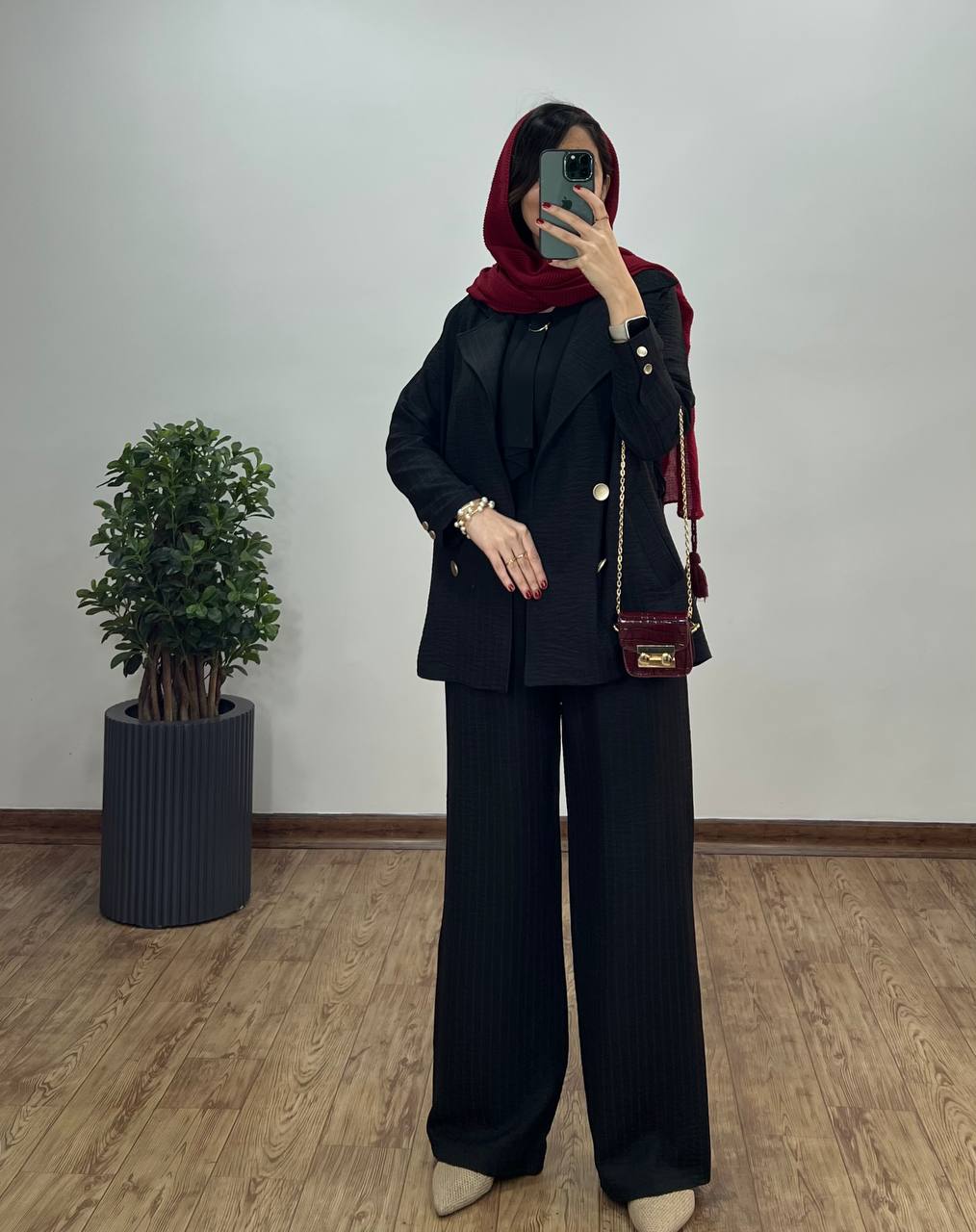 ست کت و شلوار شانتون آینام