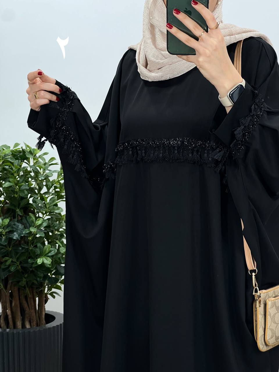 عبای بلند سوزندوزی حدیث 4