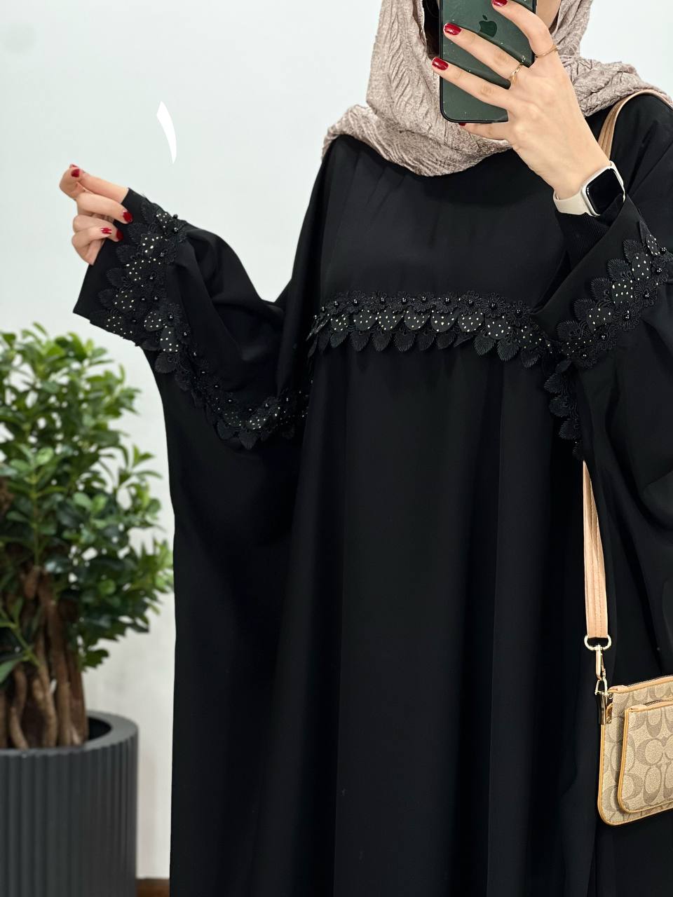 عبای بلند سوزندوزی حدیث 4