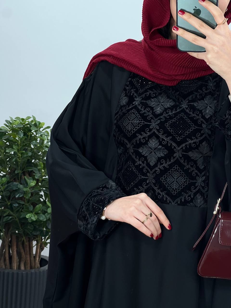 عبای بلند سوزندوزی حدیث 4