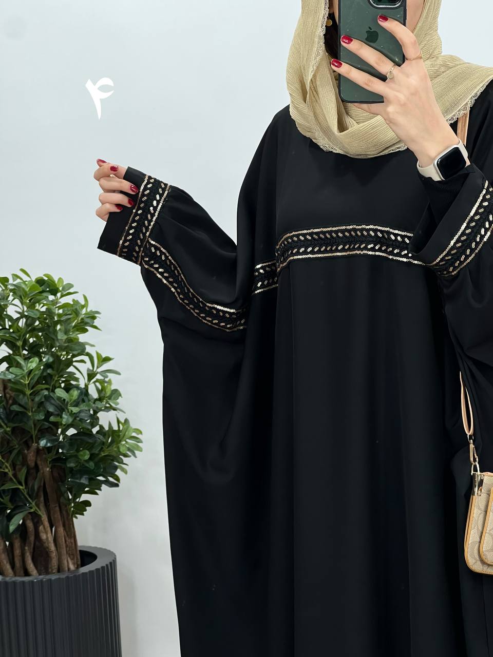 عبای بلند سوزندوزی حدیث 4