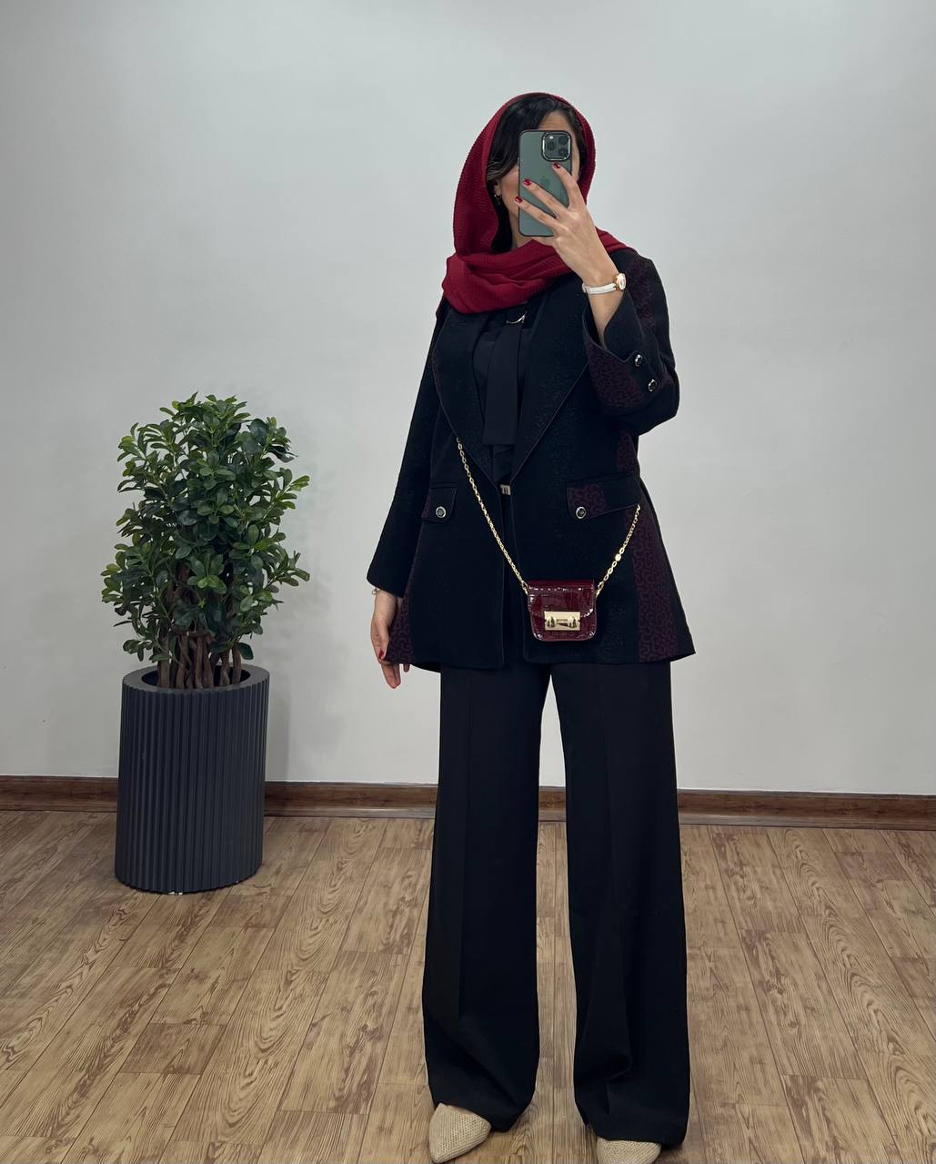مانتو کتی ژاکارد سماوات