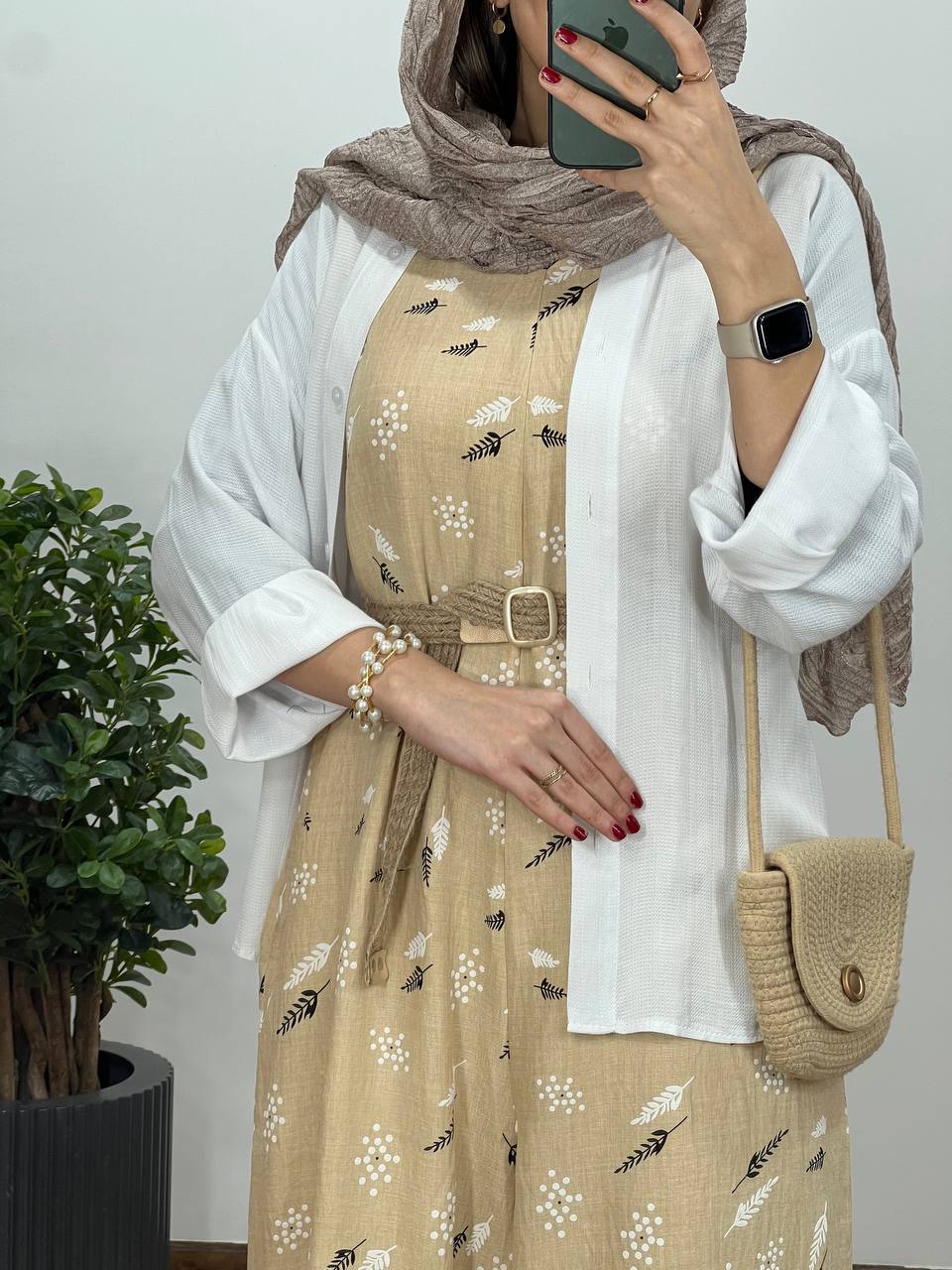 سرهمی شکوفه همراه با کمربند 5(ایراد دار)