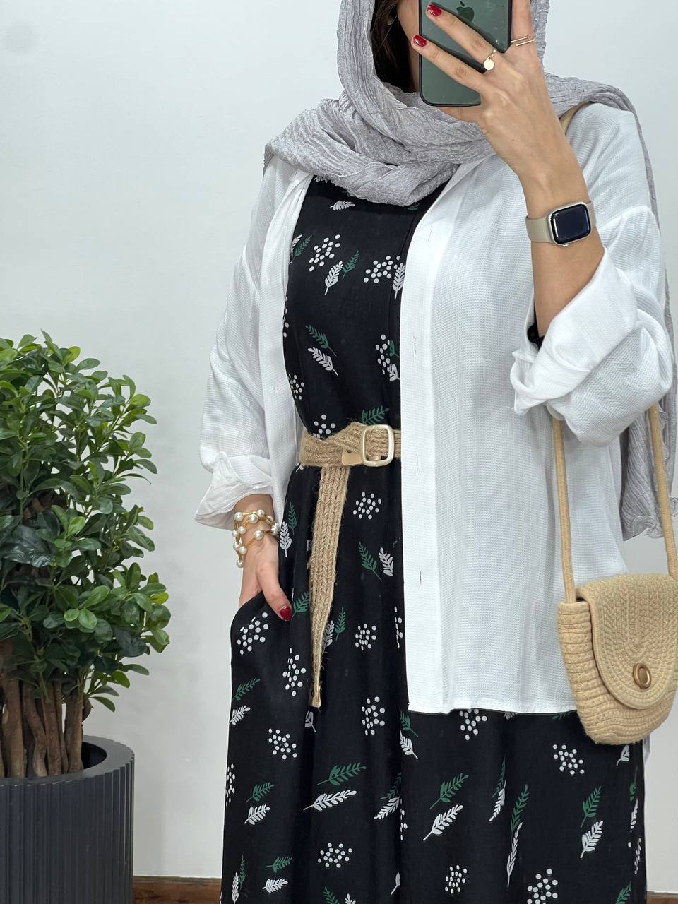 سرهمی شکوفه همراه با کمربند 5(ایراد دار)