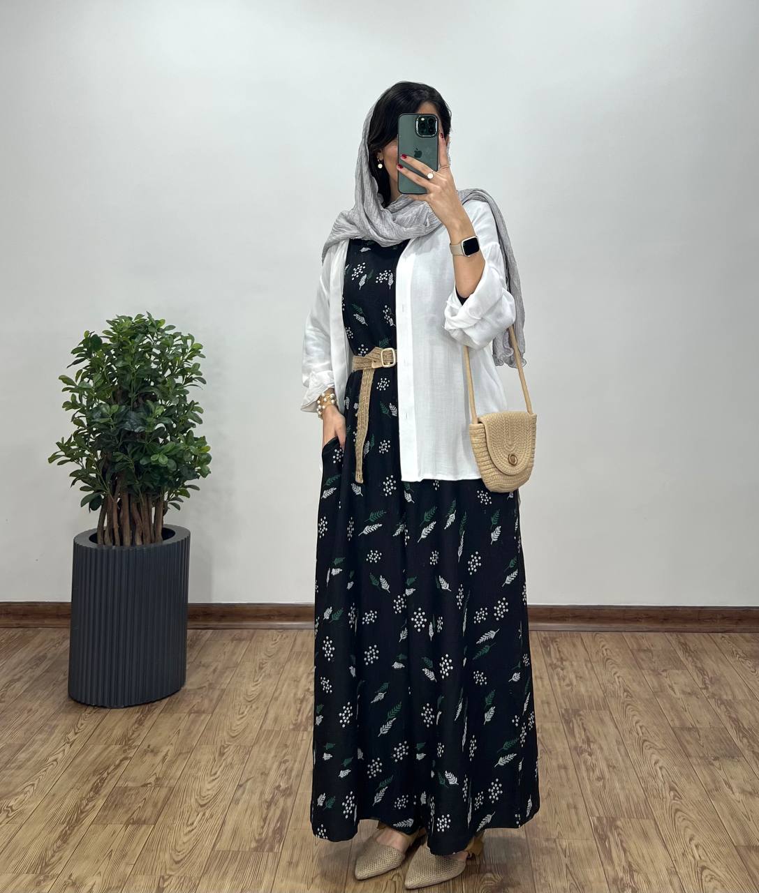 سرهمی شکوفه همراه با کمربند 5(ایراد دار)