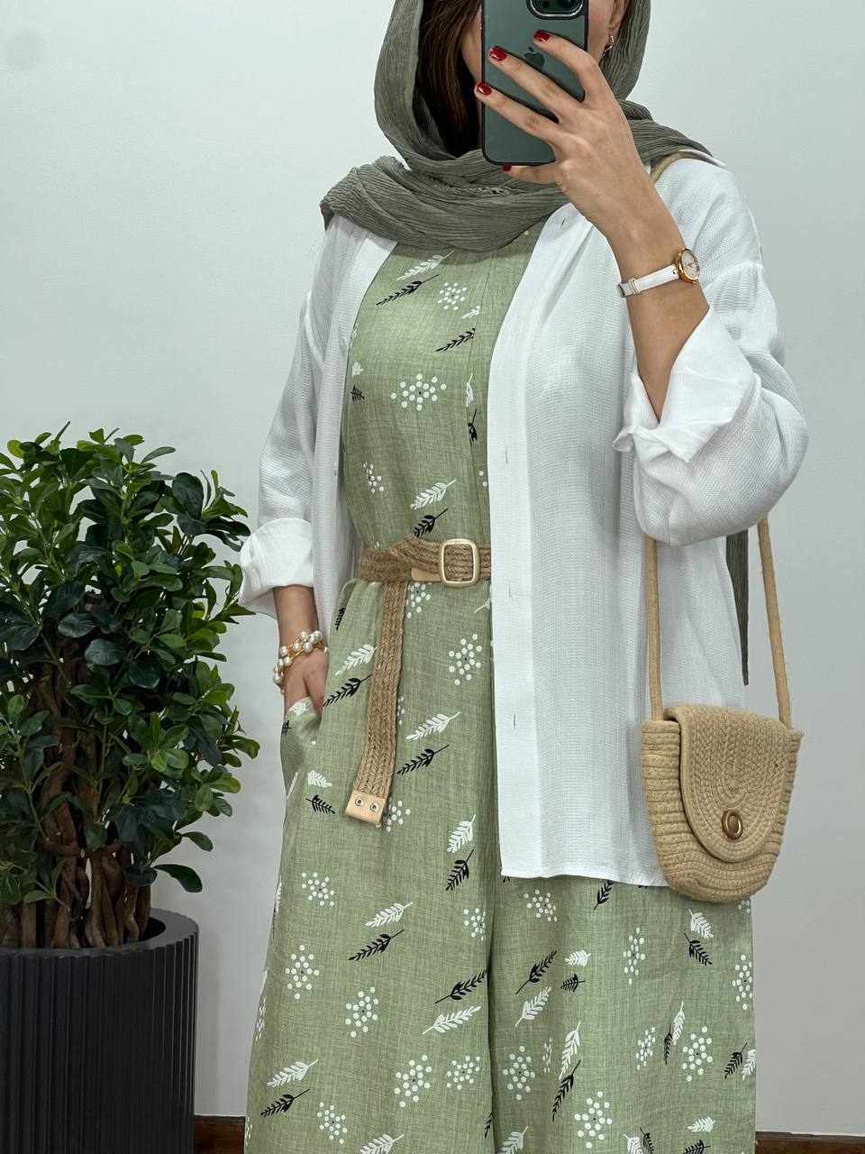 سرهمی شکوفه همراه با کمربند 10