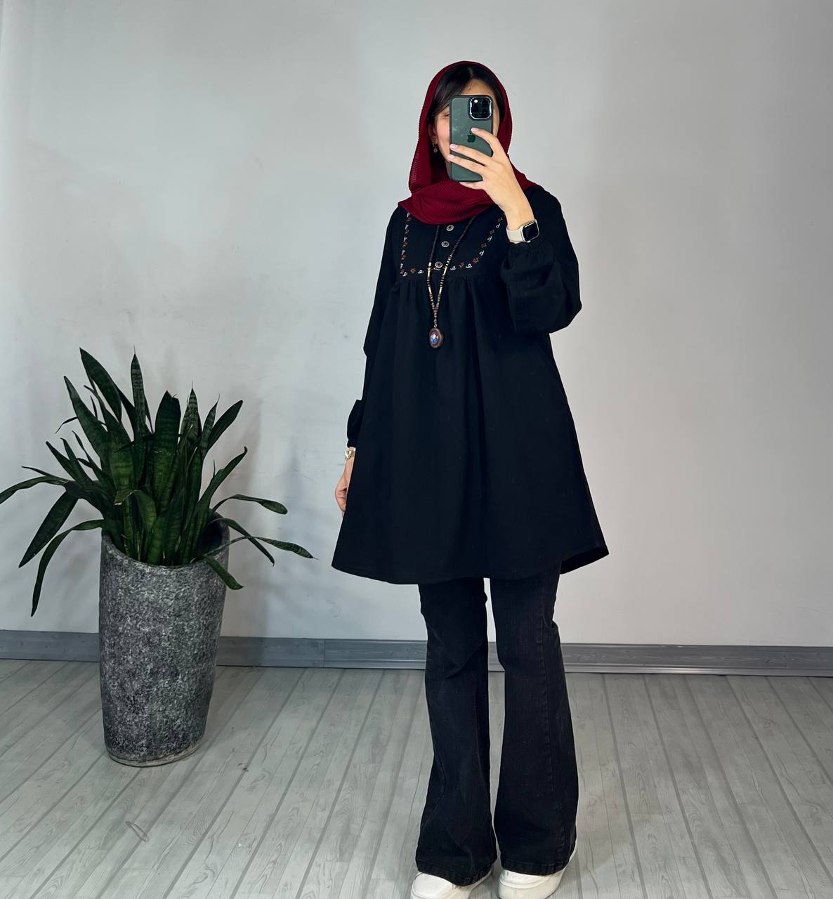 مانتو گلدوزی گیسو 5