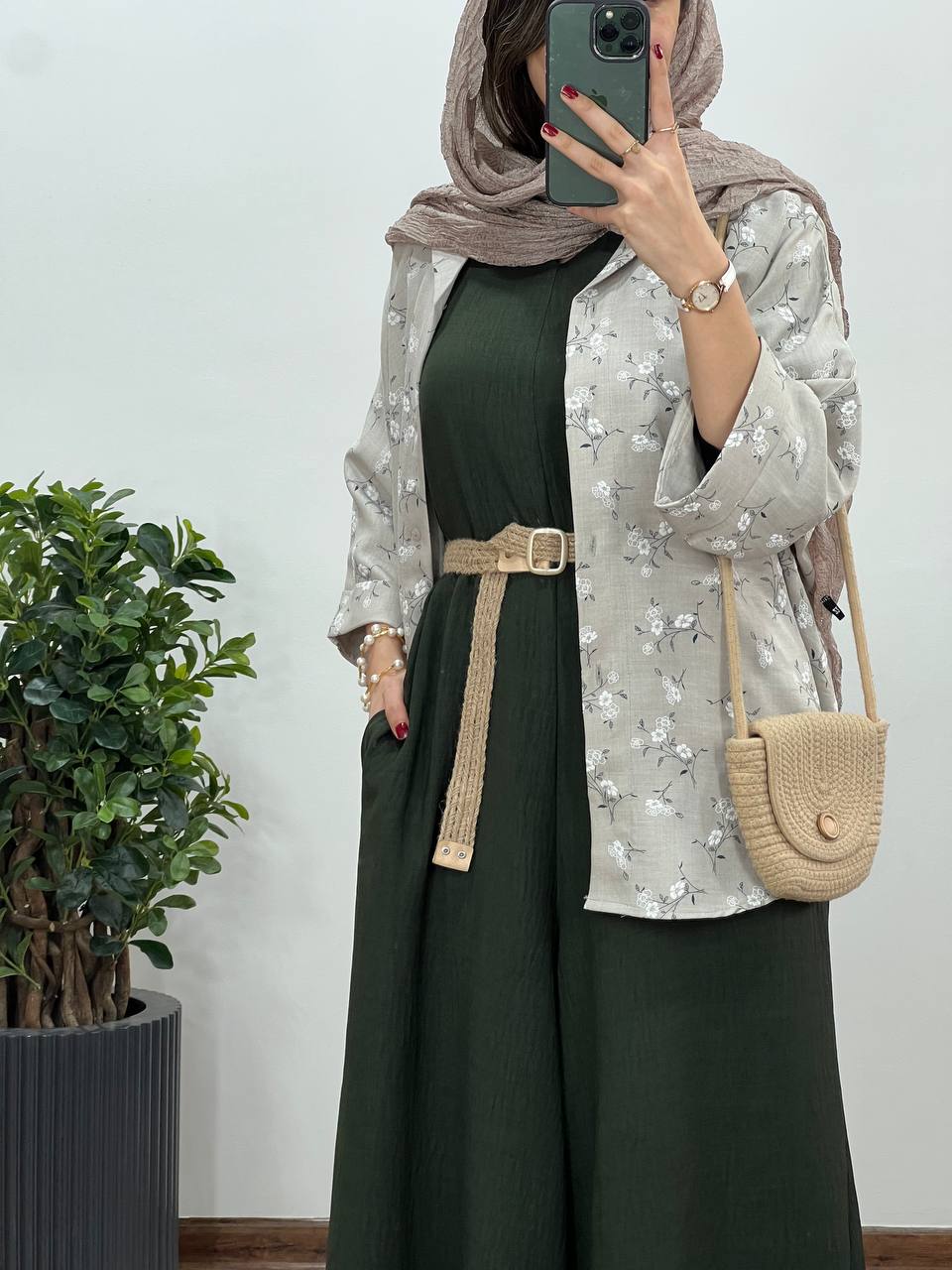 تونیک مانتویی لینن گلسا 2