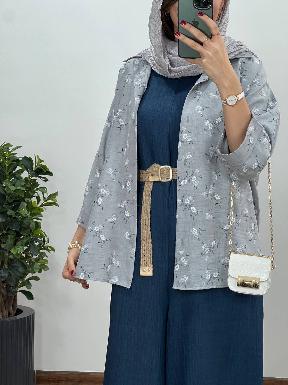 تونیک مانتویی لینن گلسا 2