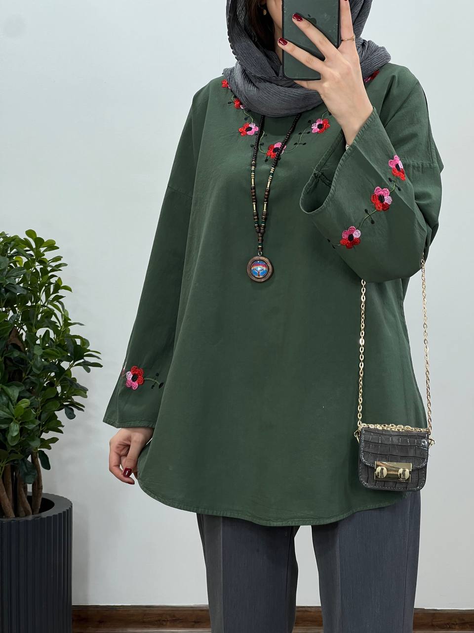 مانتو گلدوزی نرگس 2(ایراد دار)