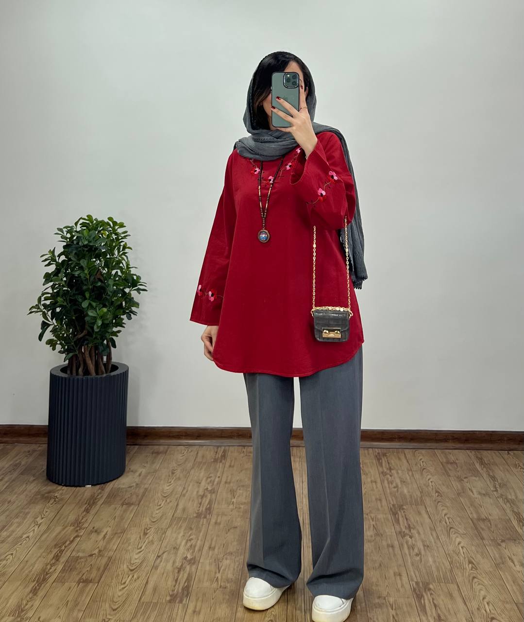 مانتو گلدوزی نرگس 2(ایراد دار)