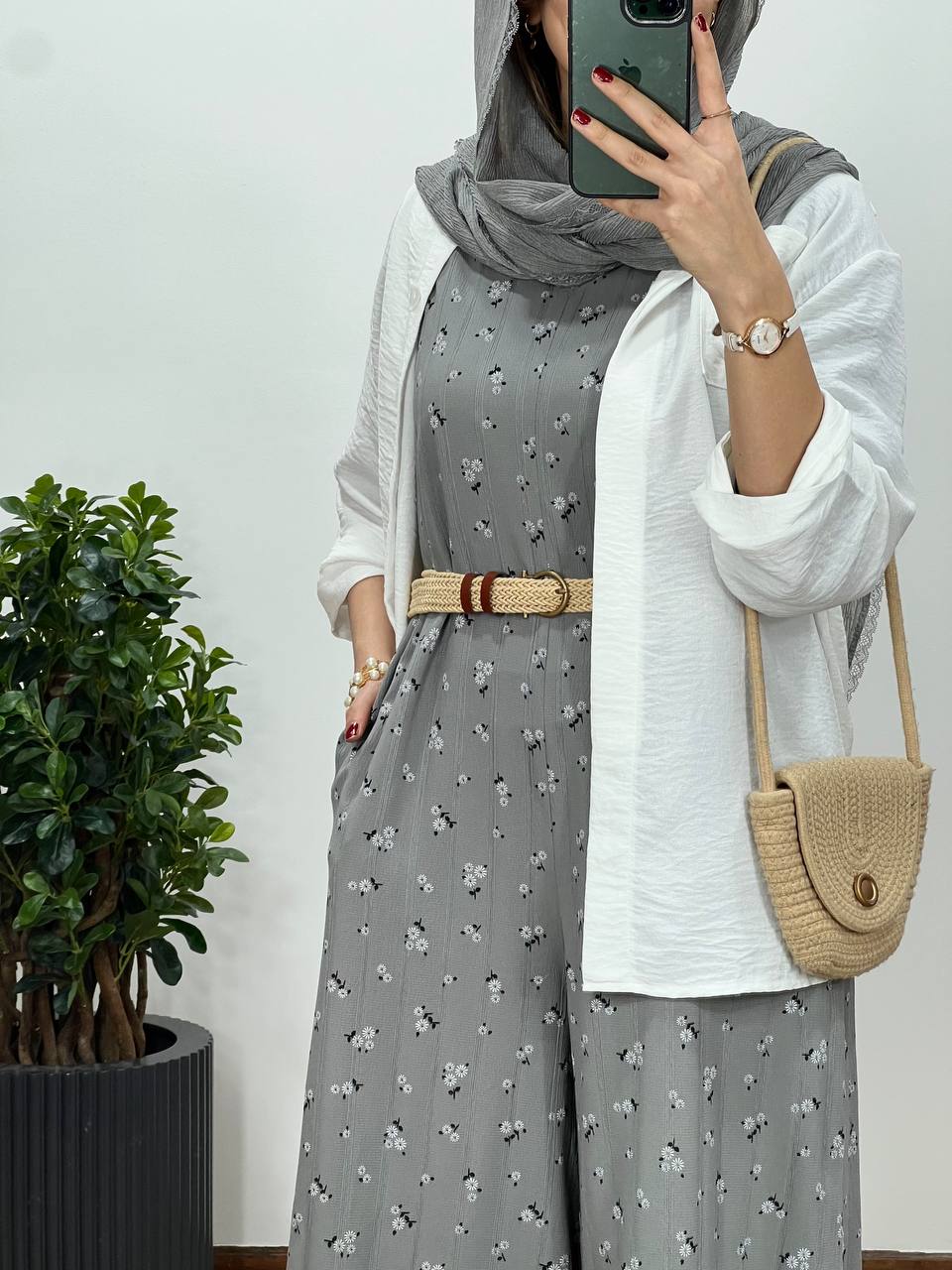 سرهمی شکوفه همراه با کمربند 6