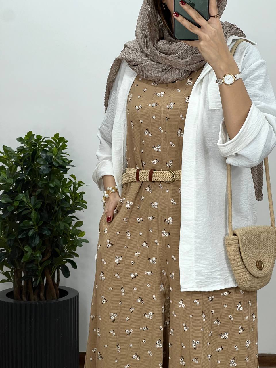 سرهمی شکوفه همراه با کمربند 6