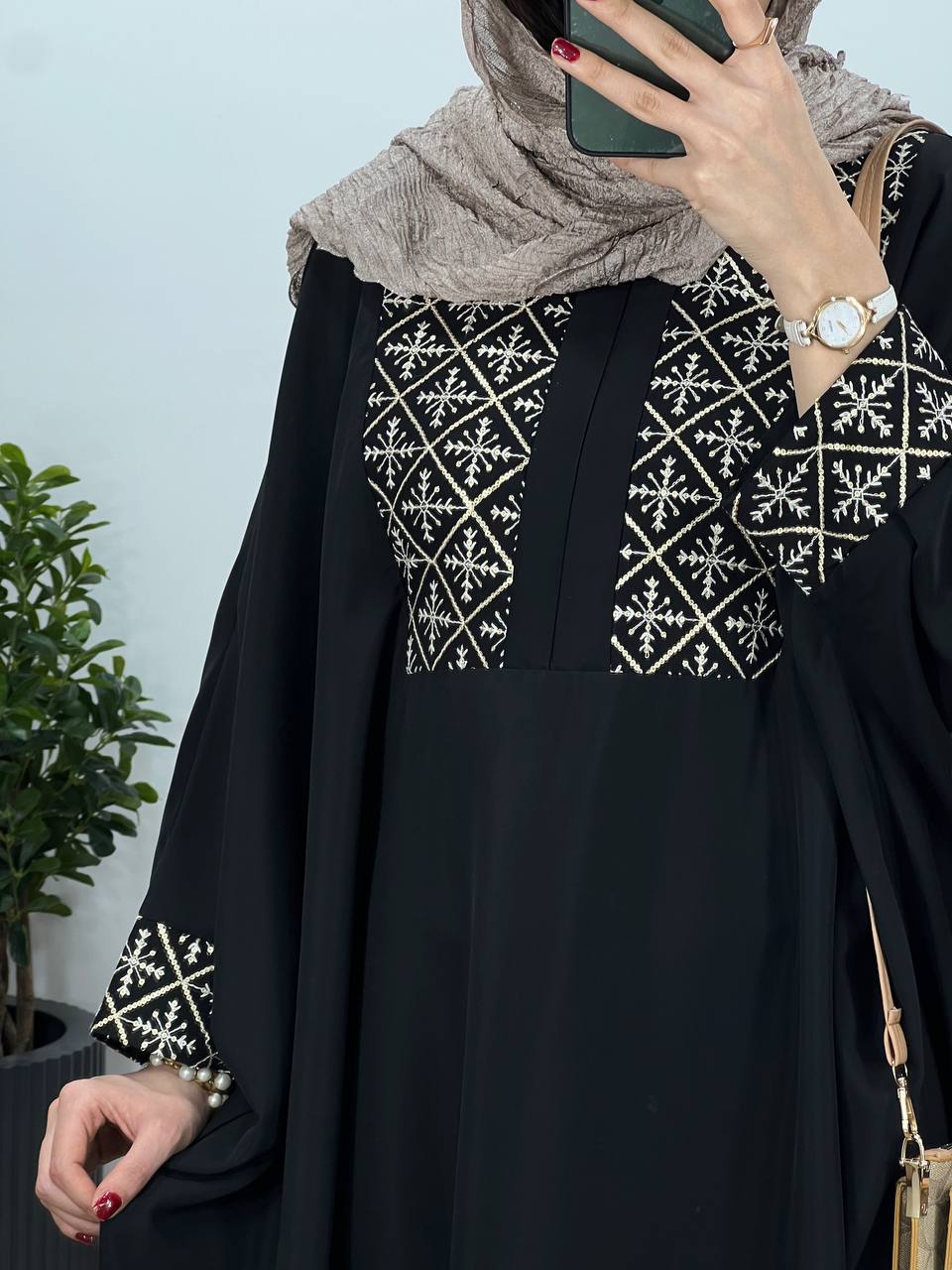 عبای بلند سوزندوزی اسرا 2