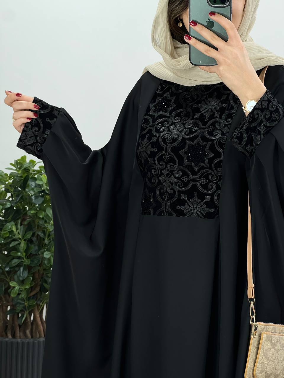 عبای بلند سوزندوزی حدیث 5