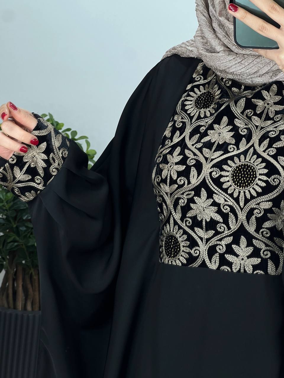 عبای بلند سوزندوزی حدیث 5