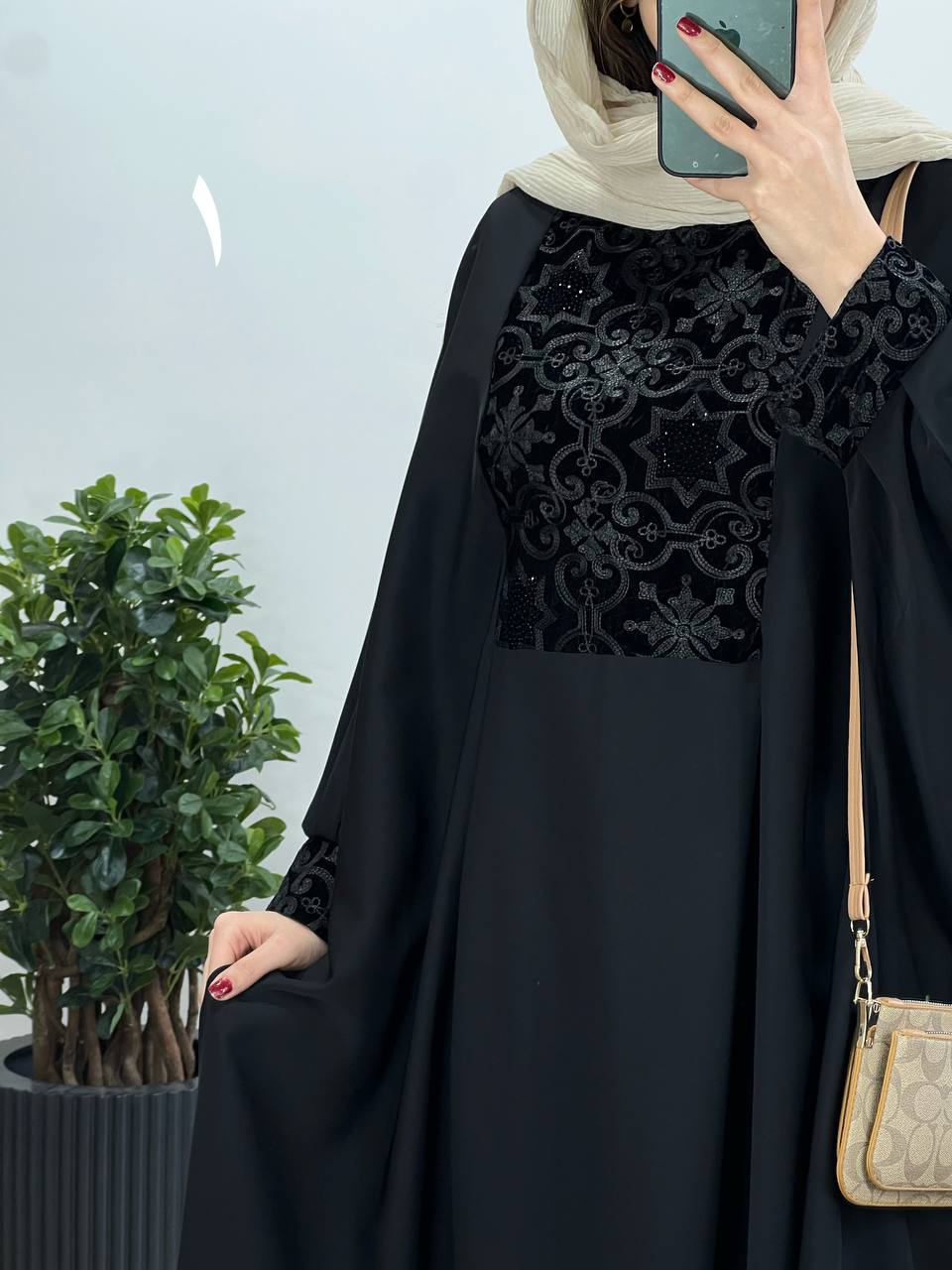 عبای بلند سوزندوزی حدیث 5