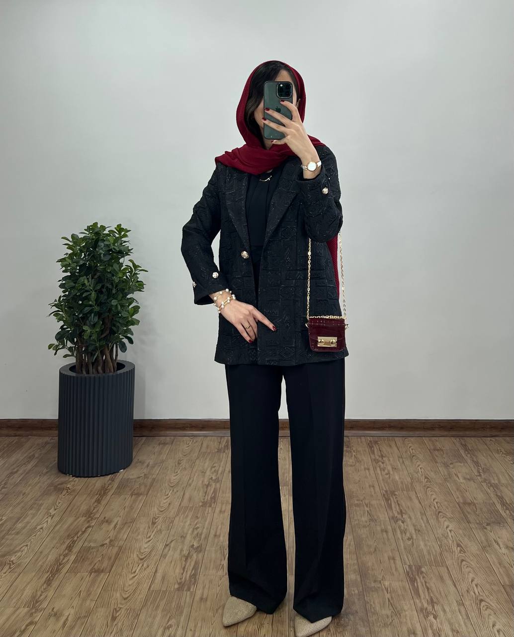 مانتو کتی ژاکارد الهه
